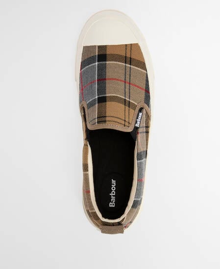 Cowan Slip-On Trainers Dress Tartan