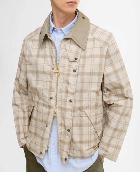 Transport Tartan Casual Jacket Mist Tartan Print