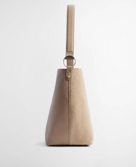 Cedar Suede Bucket Bag Sand