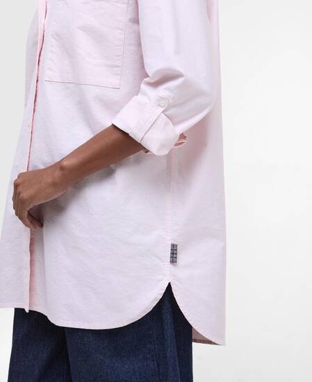Highclere Oversized Oxford Shirt Pink