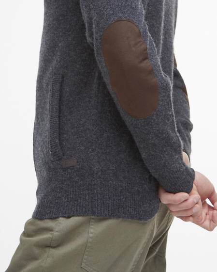 Essential Elbow-Patch Cardigan 