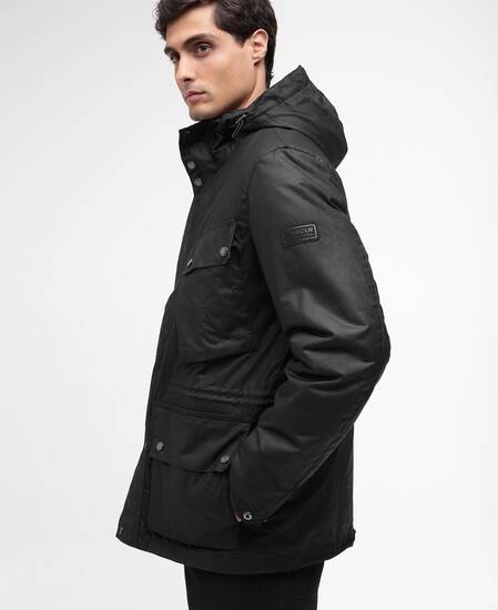 Endley Wax Jacket Black