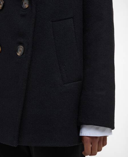 Kurzmantel Indie Wool Black/Onyx Tartan Kurzmantel Indie Wool Black/Onyx Tartan