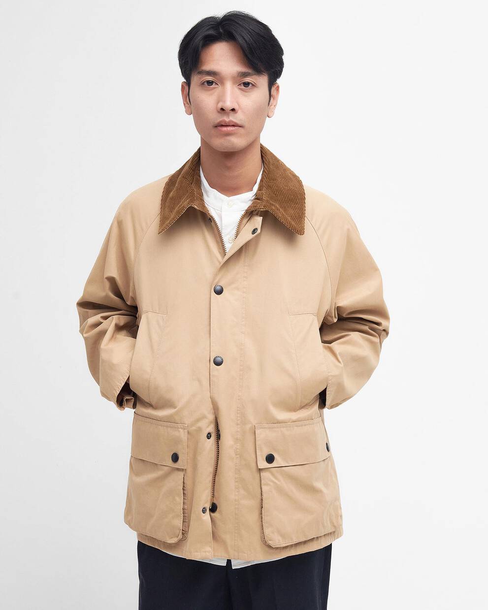Peached Oversized Bedale Casual Jacket