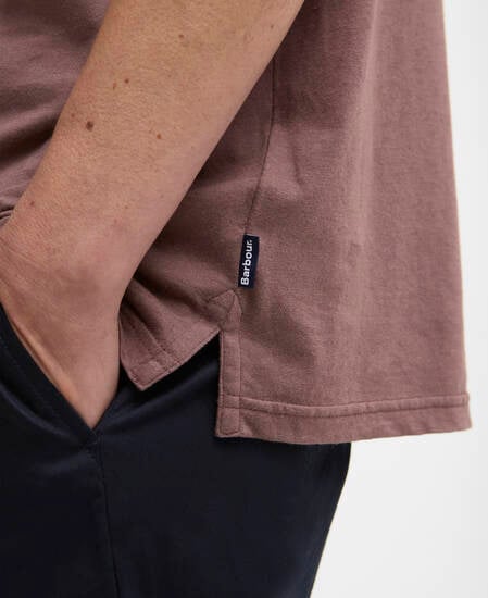 Steventon Linen Blend Tailored Polo Shirt Peppercorn