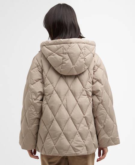 Yasmin Down Puffer Jacket Light Trench