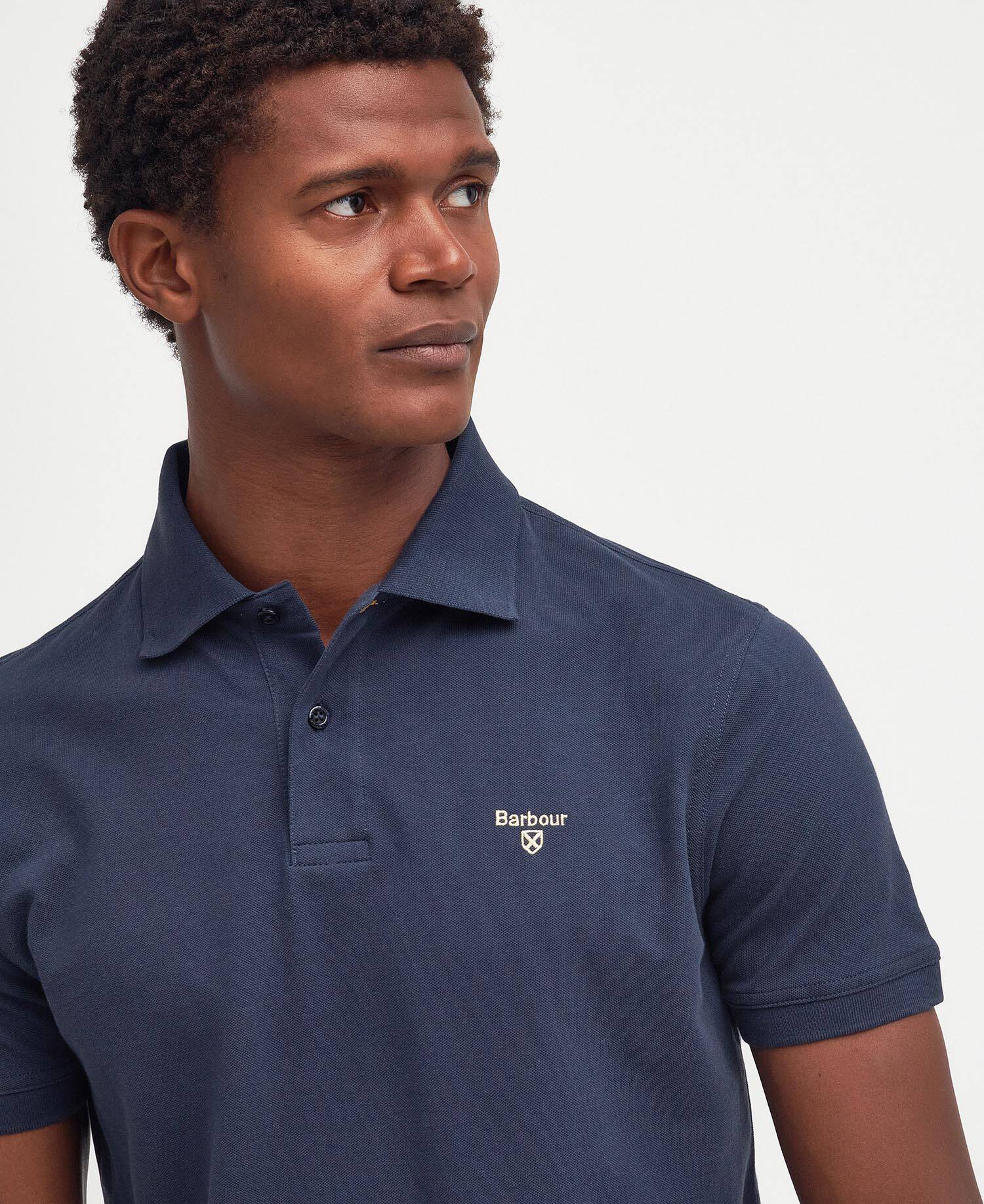 Lightweight Sports Short-Sleeved Polo Shirt Classic Navy image number 3