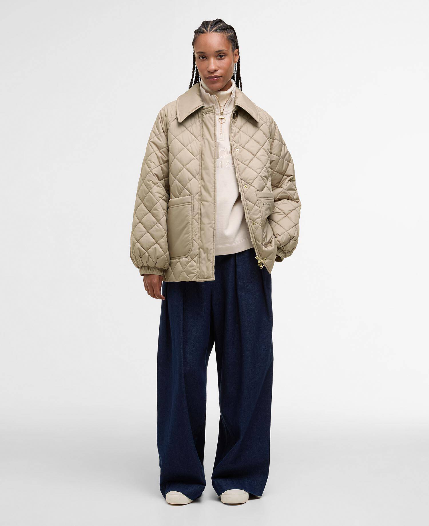 Laoise Quilted Jacket Honey/Ancient Poplar image number 1