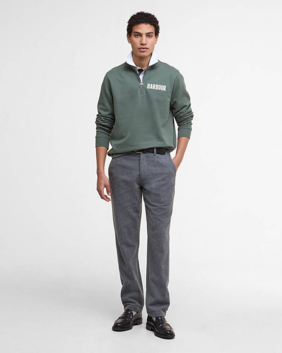 Sweatshirt Cotes Half-Zip