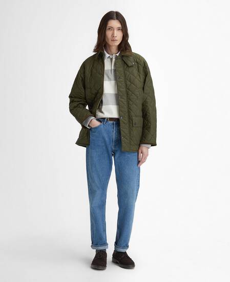 Bedale Quilted Jacket Olive