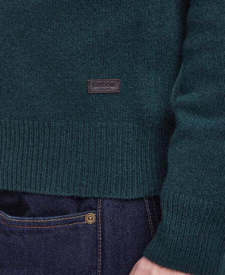 Essential Crew-Neck Jumper Evergreen