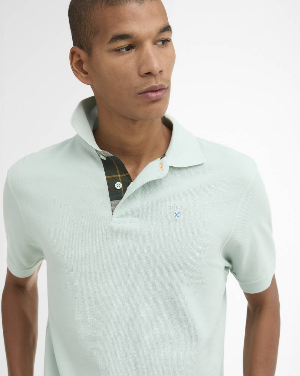 Tartan Pique Polo Shirt