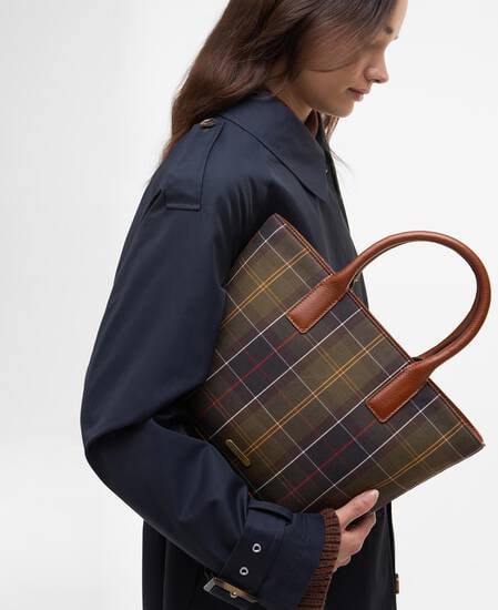 Borsa tote in tartan Birch Classic Tartan