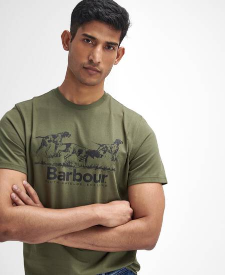T-shirt con stampa Field Dog  T-shirt con stampa Field Dog
