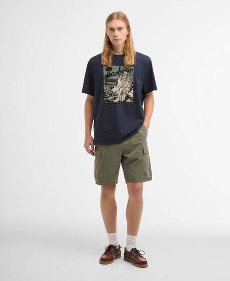 Conditions Oversized Graphic T-Shirt Navy