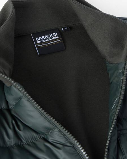 Heysham Quilted Sweatshirt Sage Heysham Quilted Sweatshirt Sage