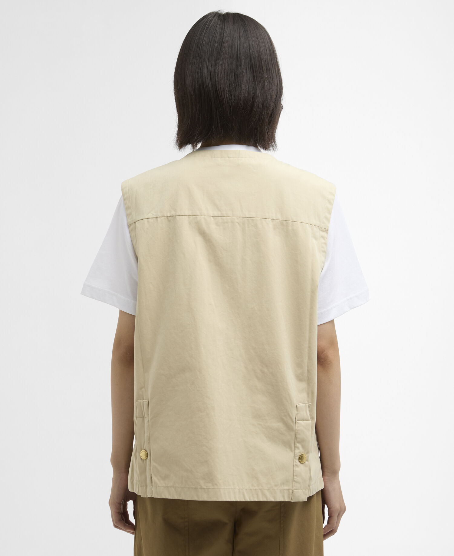 Gwen Gilet Pale Khaki / Dress