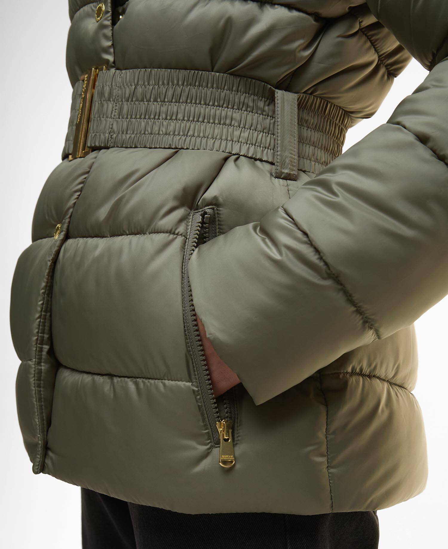 Short Track Line Puffer Jacket image number 5