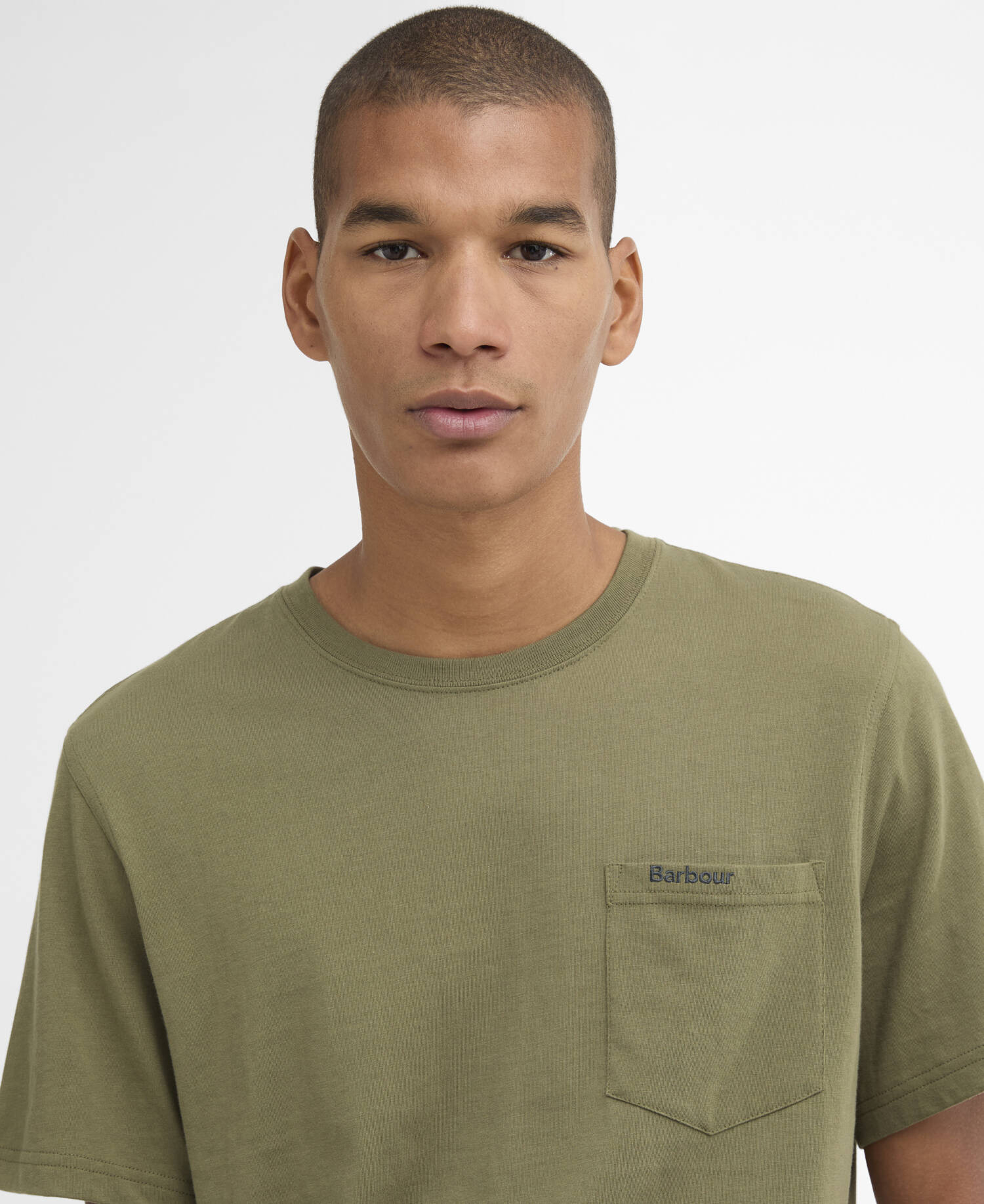 T-Shirt Langdon Pocket Grey Olive image number 3