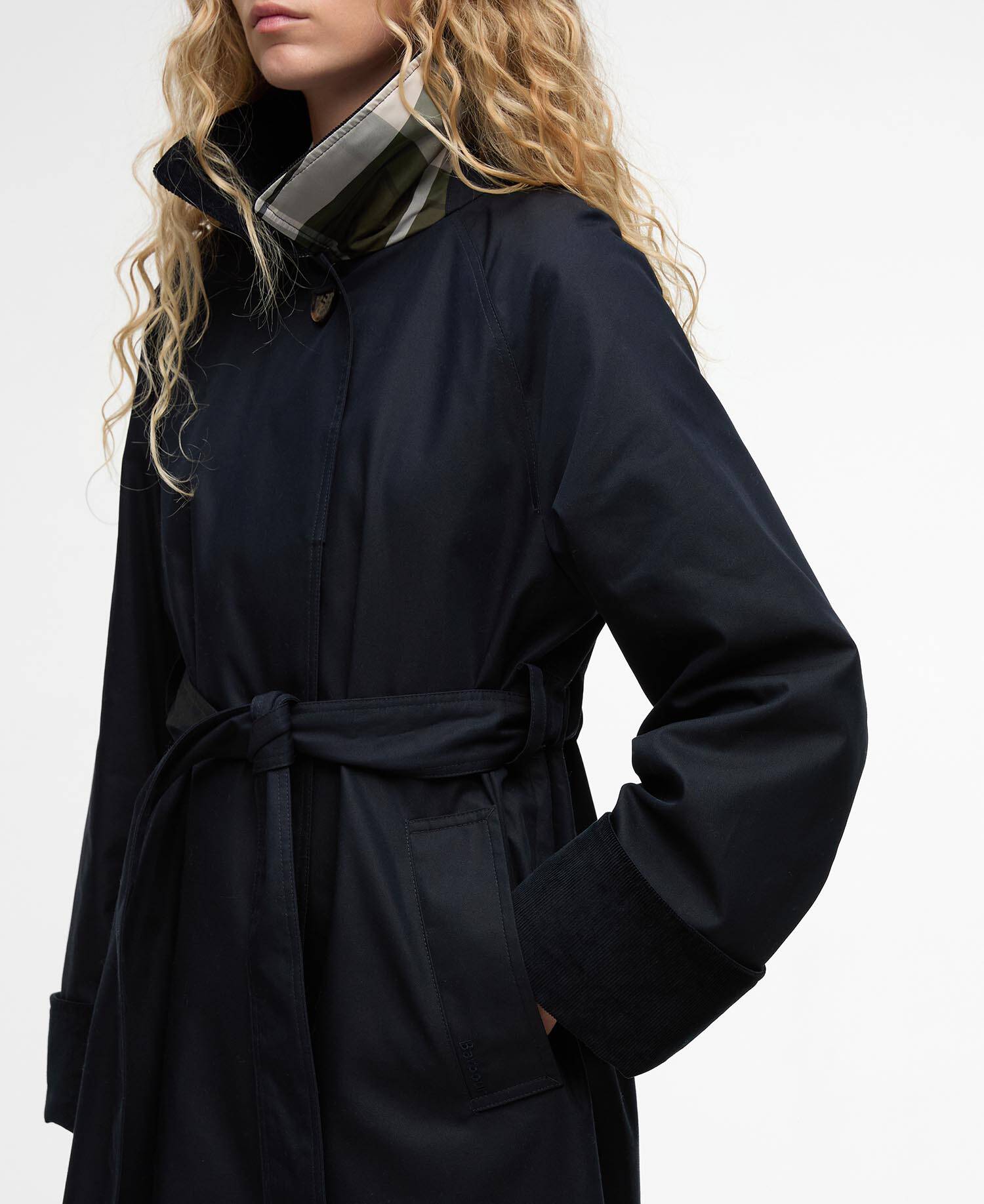 Reagan Showerproof Jacket Dark Navy/Ancient Poplar image number 4