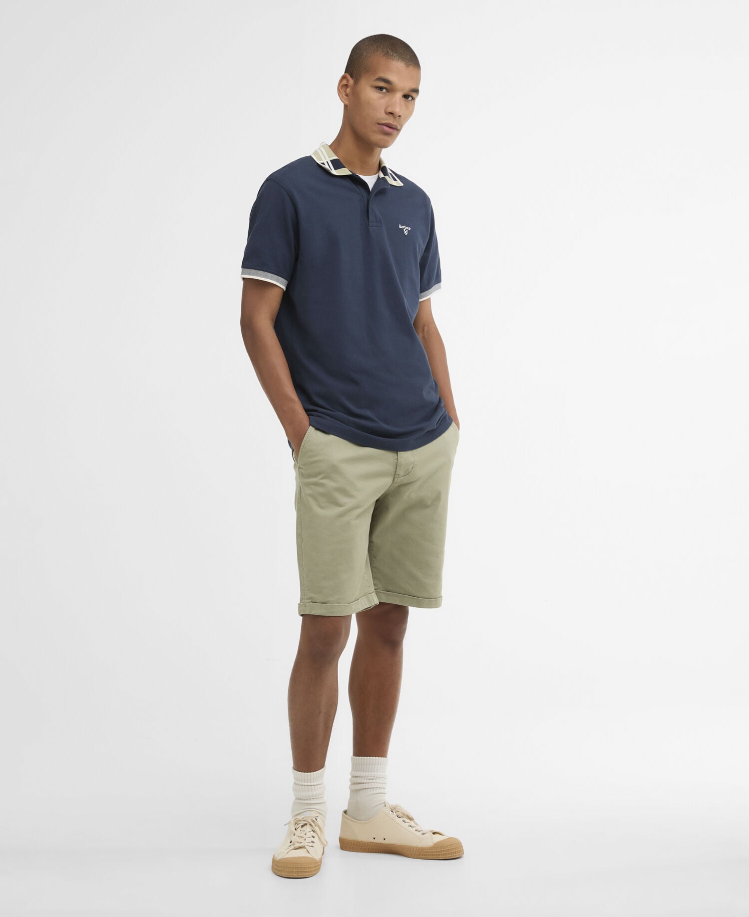 Polo Callington leggermente aderente Navy