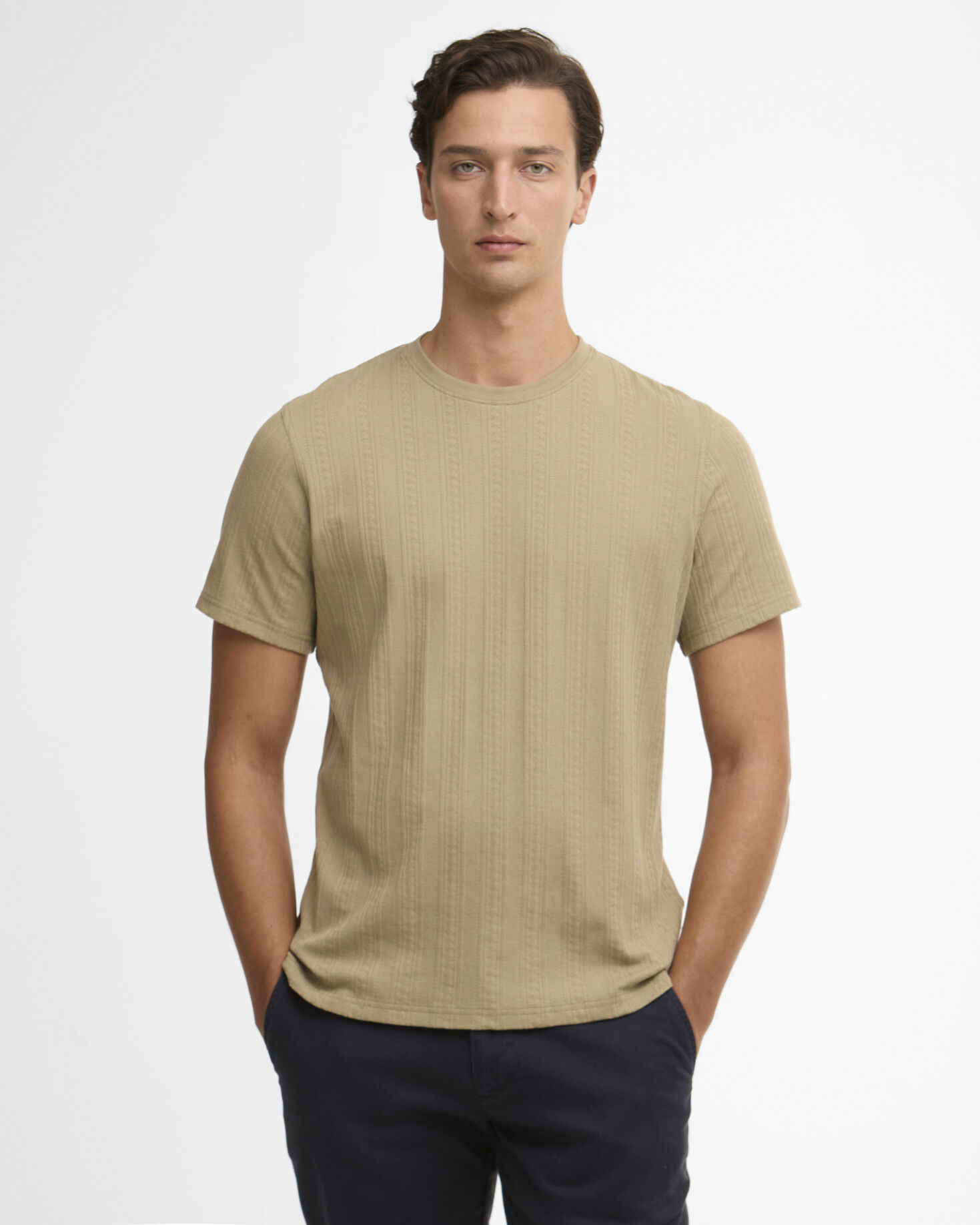 Harwell Tailored T-Shirt Washed Stone