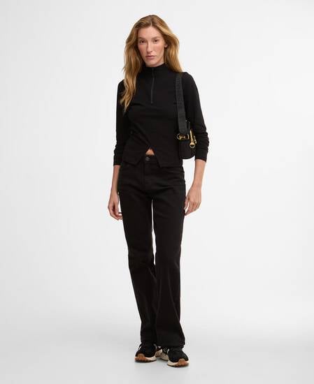 Sweatshirt Dallas Half-Zip Black