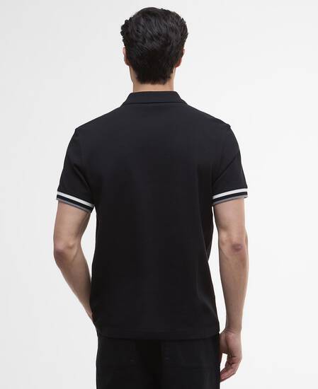 Buxton Short-Sleeved Polo Shirt Black