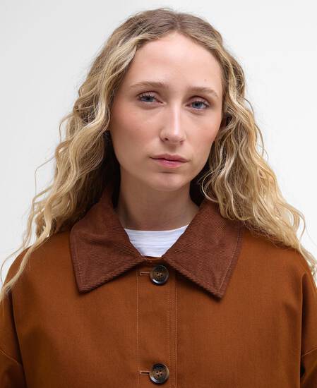 Abbey Casual Jacket Rust Brown