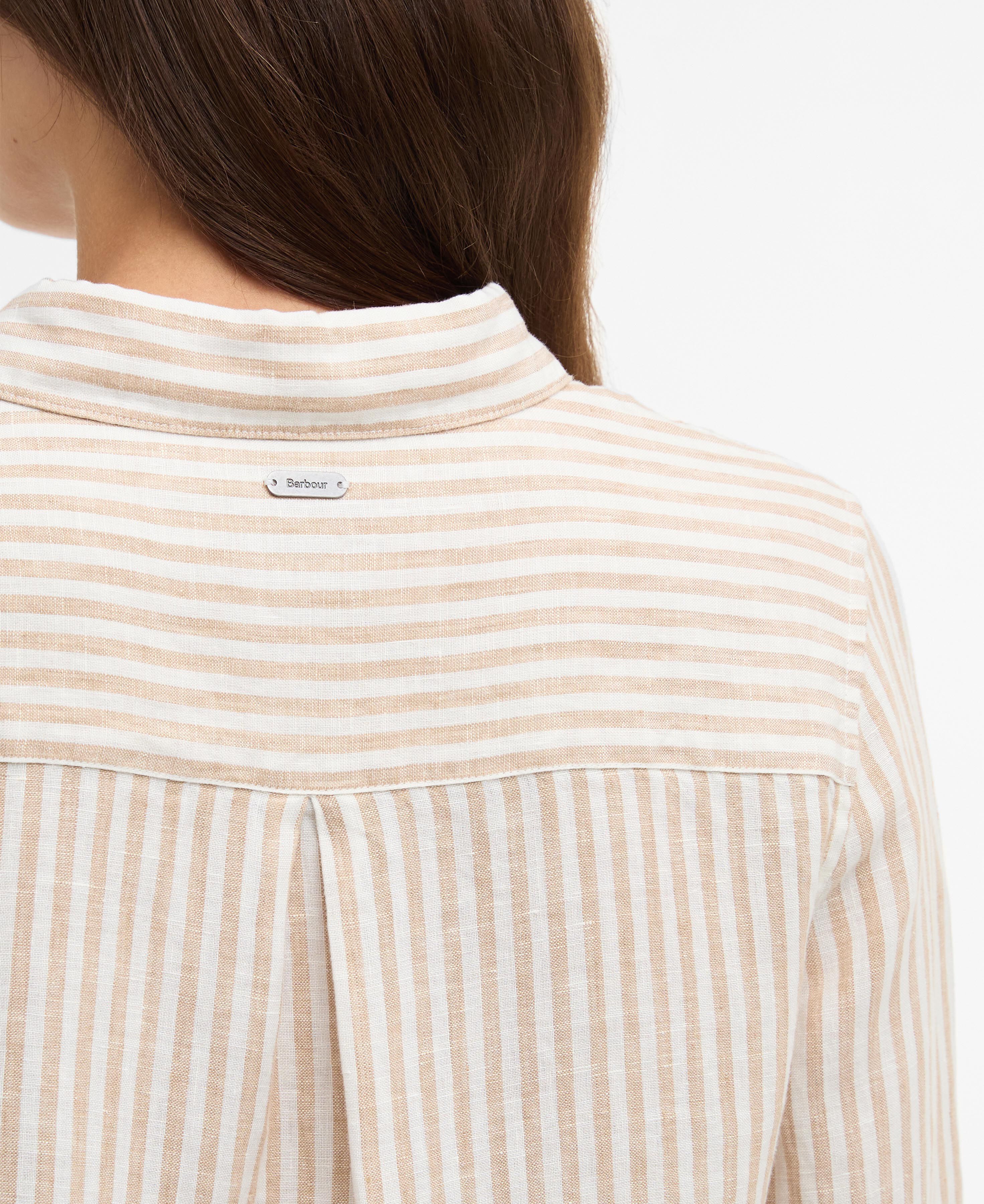 Bluse Marine Long-Sleeved Relaxed Hessian Stripe