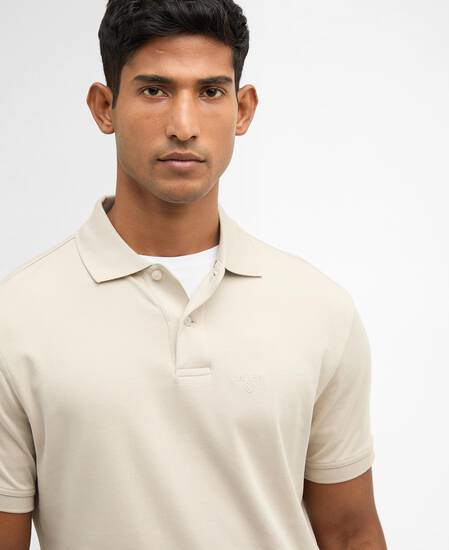 Hylton Short-Sleeved Polo Shirt Mist