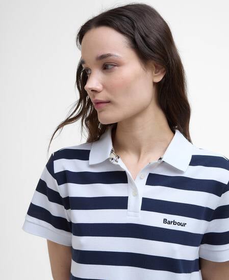 Polo Ashbourne con motivo a righe 