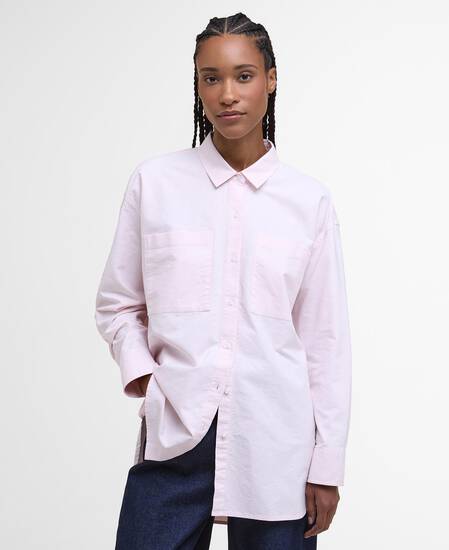 Highclere Oversized Oxford Shirt Pink