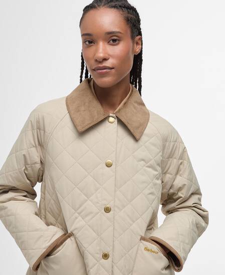 Anise Quilted Jacket Light Sand/Ancient