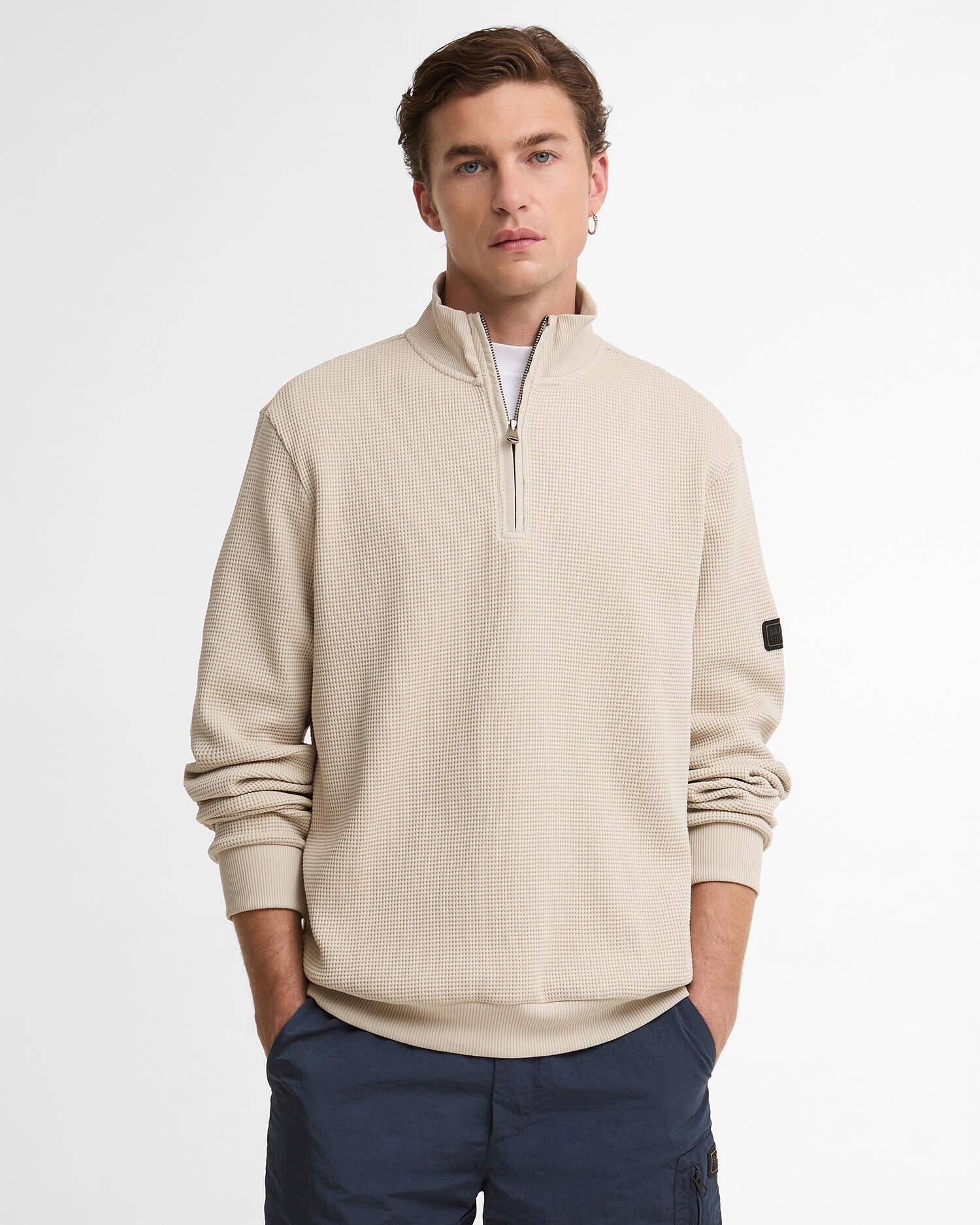 Bewley Quarter-Zip Sweatshirt Mist image number 0