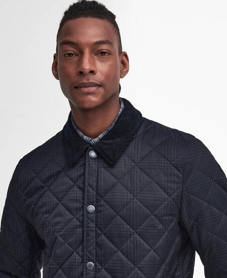 Heritage Liddesdale Quilted Jacket Dark Navy