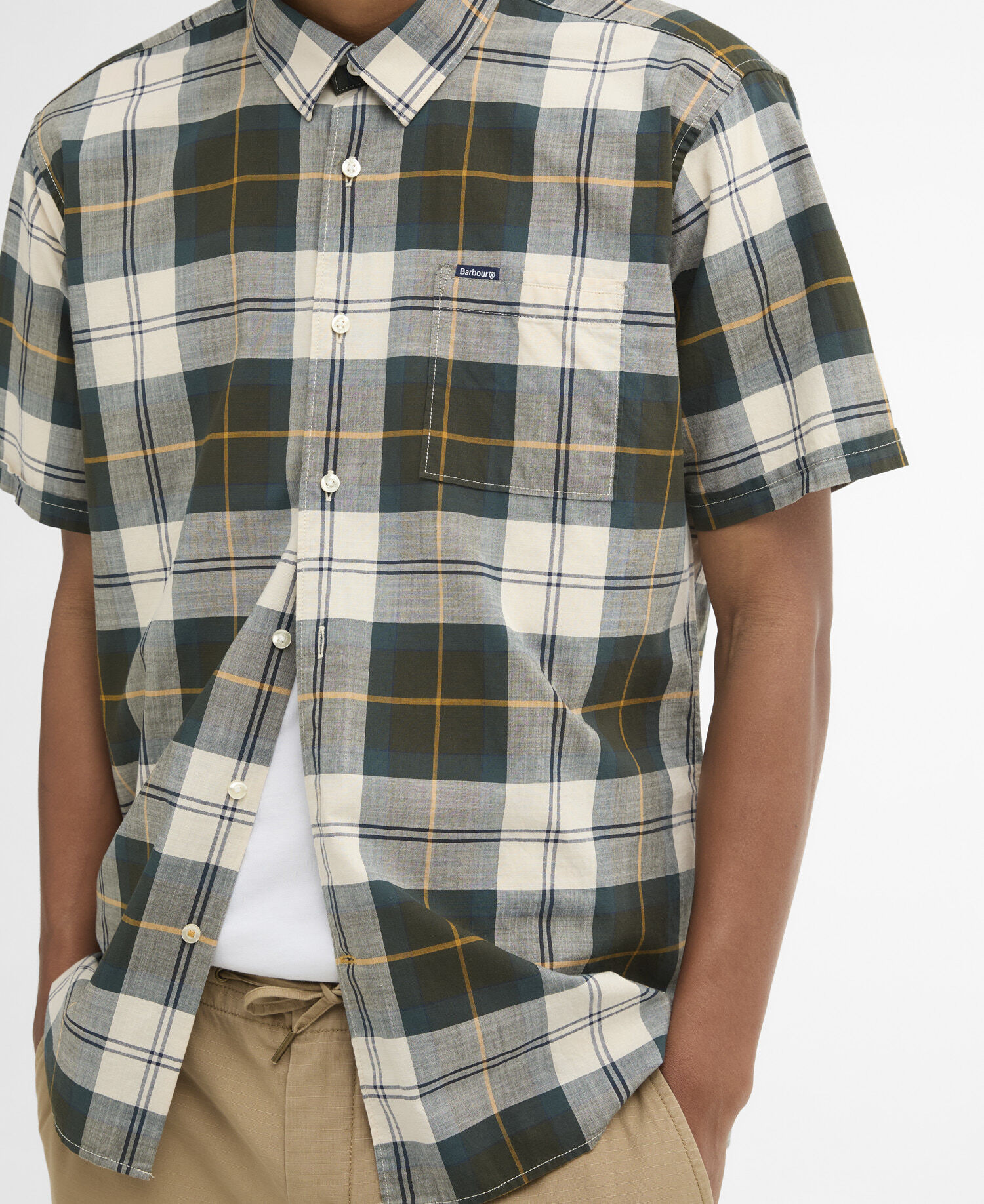 Camicia sartoriale a maniche corte Gordon Ancient Tartan