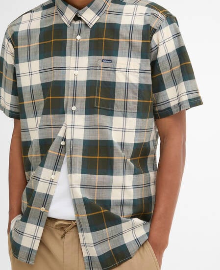 Gordon Short-Sleeved Tailored Shirt Ancient Tartan