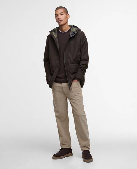 Domus Waterproof Jacket Black Oak