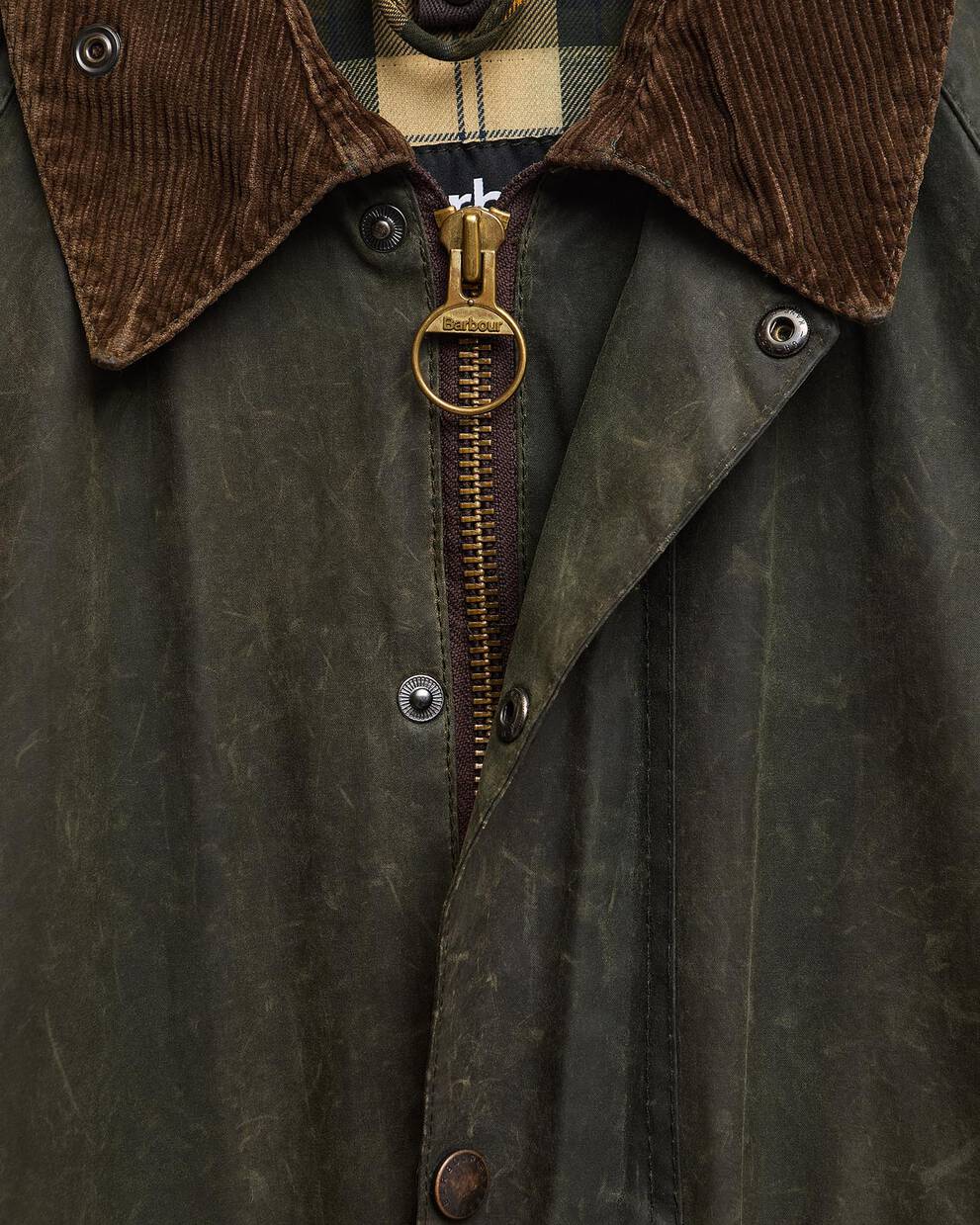 Barbour Re-Loved Beaufort Waxed Jacket - Size 36