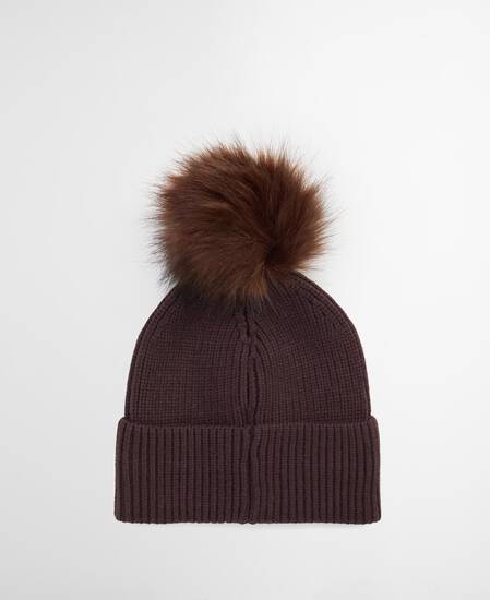 Mallory Pom Beanie Chocolate