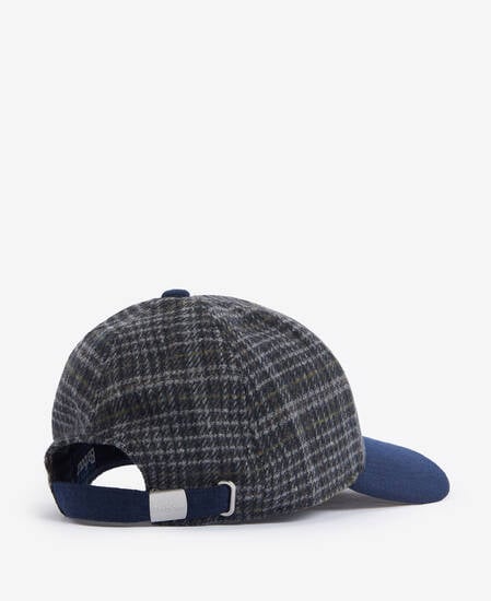 Clyde Sports Cap Navy-Grey Plaid Clyde Sports Cap Navy-Grey Plaid