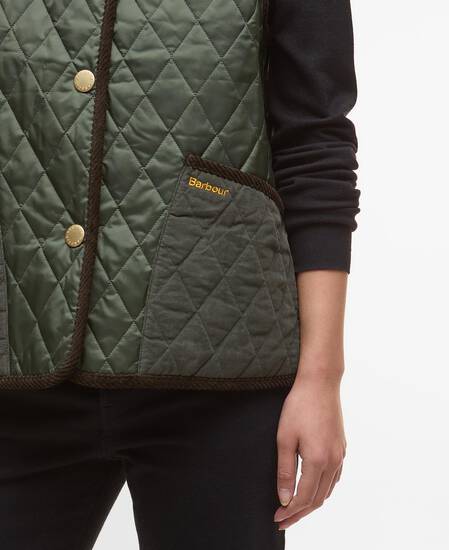 Gilet Enid Olive/Ancient Tartan