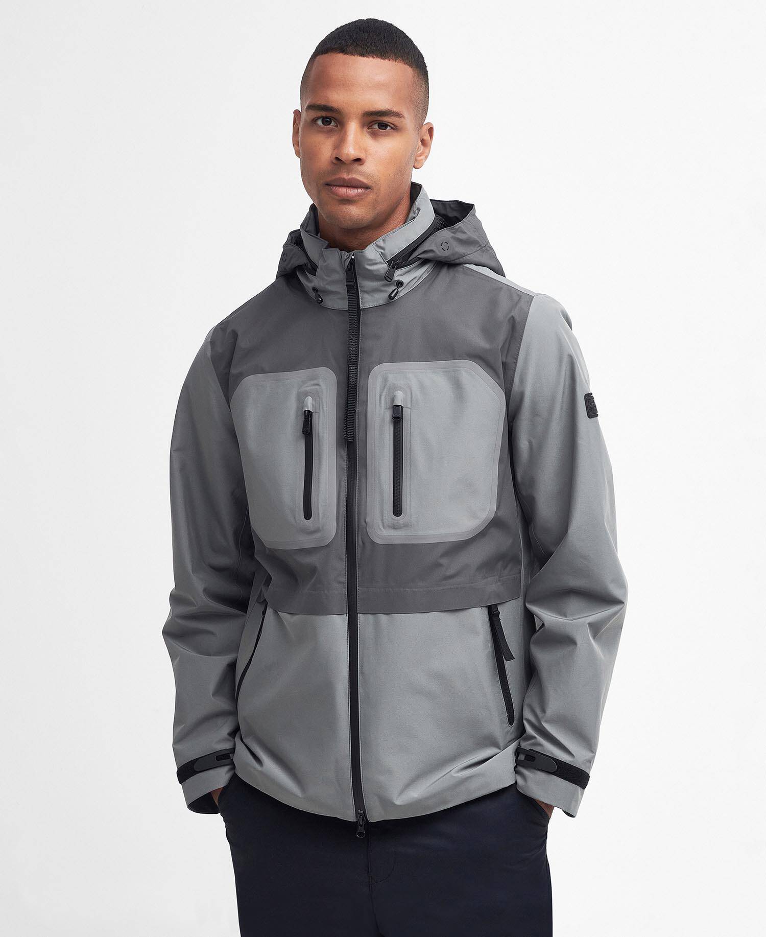 B.Intl Chevin Waterproof Jacket Gargoyle image number 0