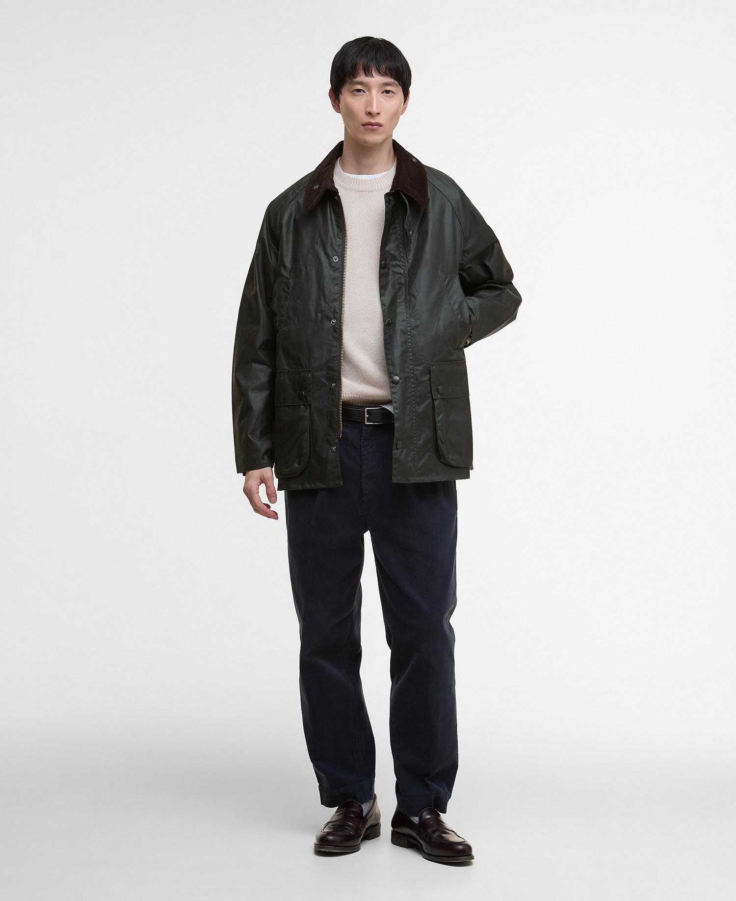 Barbour/別注 OVERSIZE BEDALE 40 MENS Barbour x Baracuta Oversized Casual Bedale Tan | Baracuta