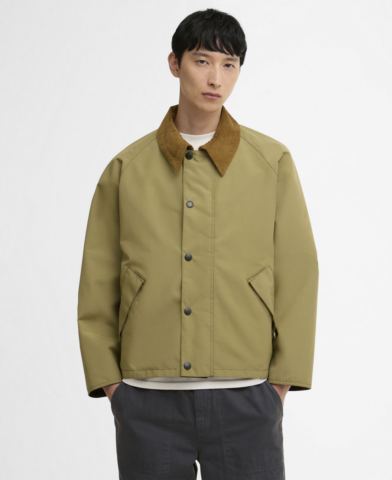 Oversized Reversible Transporter Jacket Bleached Olive