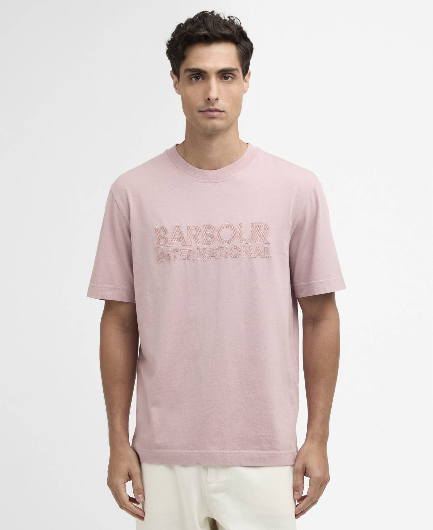 Theo Logo T-Shirt Woodrose image number 0