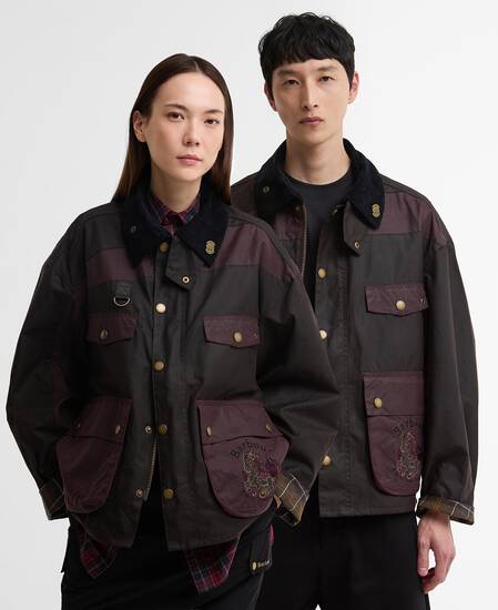 Barbour x Feng Chen Wang Wachsjacke Porter Rustic