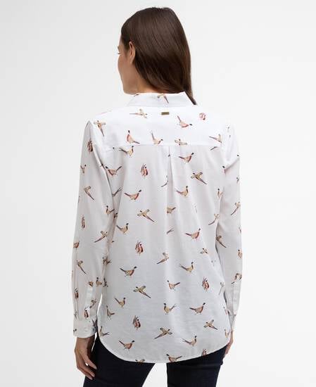 Bluse Safari Pheasant Print