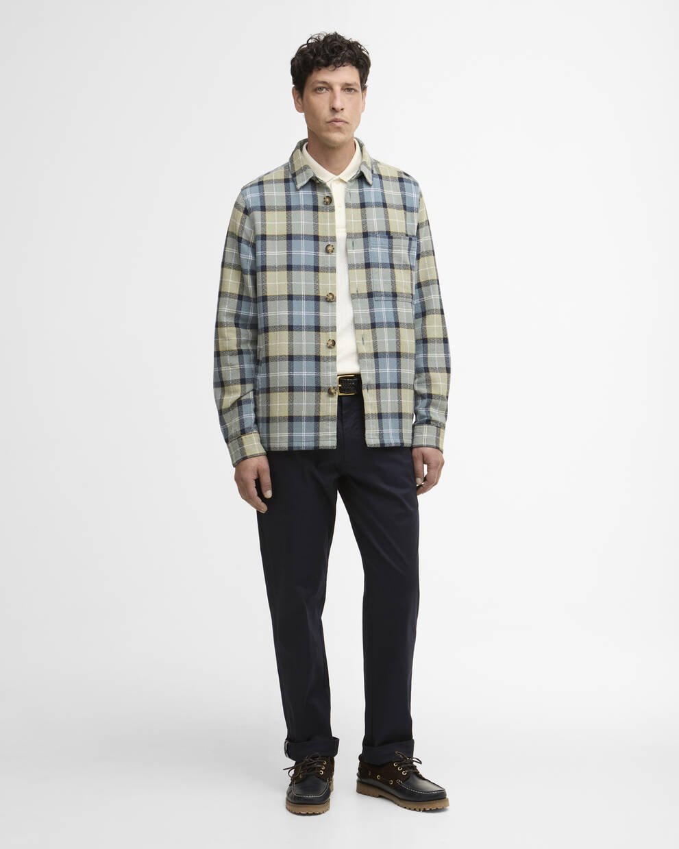 Vennel Textured Tartan Overshirt